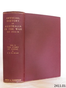 Book, Official History of Australia in the War of 1914-18 Vol 2-1