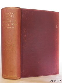 Book, Official History of Australia in the War of 1914-18 Vol 4-3