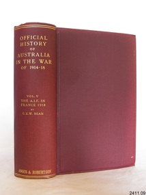 Book, Official History of Australia in the War of 1914-1918 Vol 5-2