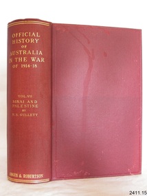 Book, Official History of Australia in the War of 1914-1918 Vol 7-2