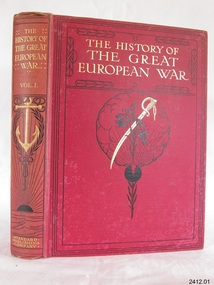 Book, The History of the Great European War Vol 1