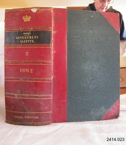 Book, The Victoria Government Gazette 1862 2 Vol 24