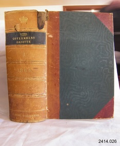 Book, The Victoria Government Gazette 1864 1 Vol 27
