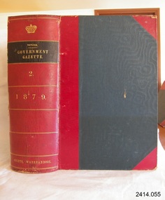 Book, The Victoria Government Gazette 1879 2 Vol 58