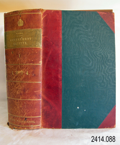 Book, The Victoria Government Gazette 1894