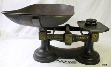 Equipment - Scale and weights, 1860-1900