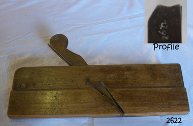Tool - Wood Moulding Plane, William Bishop, 1818