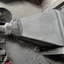 Bellows from above showing its full length from nozzle to supporting chain