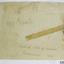 Inscriptions in pencil on cardboard of photograph's reverse side