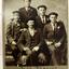 William Ferrier, seated, with 4 of 5 rescued men