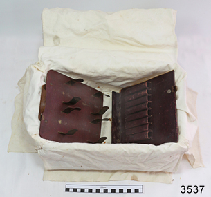 Doctor's bag lining, early 20th century