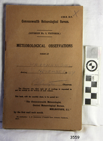 Book - Record Book, Meteorological Observations