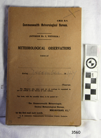 Book, Meteorological Observation Dec 1947