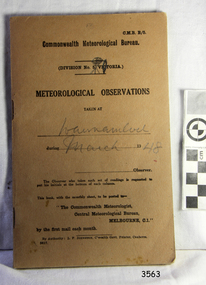 Book - Record Book, Meteorological Observations