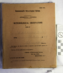 Book, Meteorological Observation May 1949