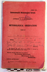 Book - Record Book, Meteorological Observations