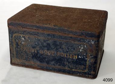 Container - Tin, Kiwi Shoe Polish Manufacture, 1940s