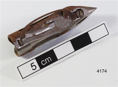 Shuttle is metal and bullet shaped