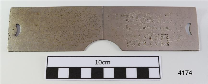 Rectangular cover plates fit together lengthways