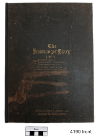 Book, The Ironmonger Diary 1894, circa 1894
