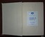 Label from donor inside book cover