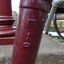 Manufacturer has cast details into the metal to identify it and inform the purchaser and user