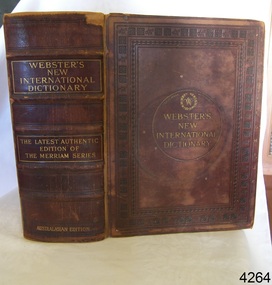 Book, Websters New International Dictionary