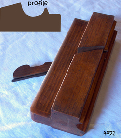 Tool - Wood Moulding Plane, 1844-1860
