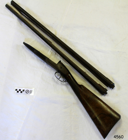 Weapon - Double Barrel Shotgun, Mid to late 19th Century