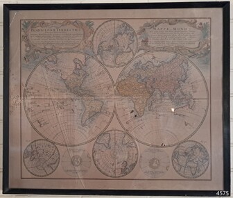 Map - World Map, Mappe Monde [Medieval Map of the World], 1910