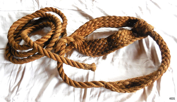 View of ropework forming the sling