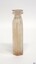 Opaque hexagonal glass bottle with glass stopper