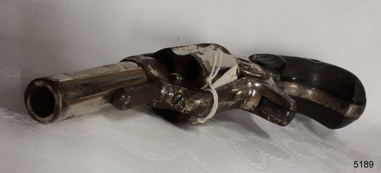 Silver plating is coming off in parts of the metal and chamber
