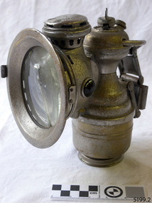Functional object - Carbide Lamp, Powell & Hanmer, 1920s
