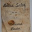 Printed instruction for the use of Bates salve