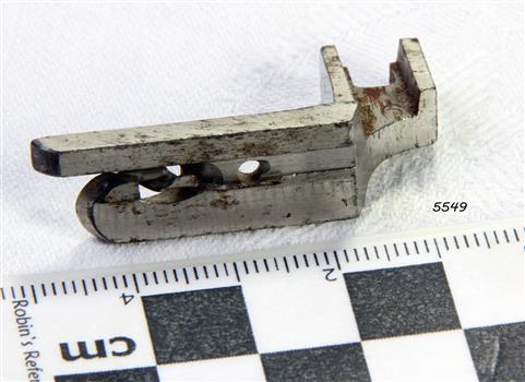 Food is thick metal that has some discolouration
