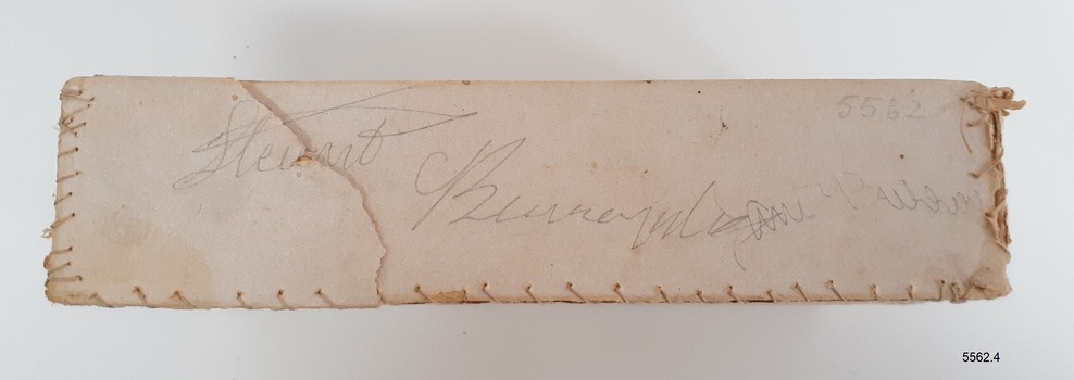 Inscription is handwritten in pencil and refers to 'Wbool' (Warrnambool)