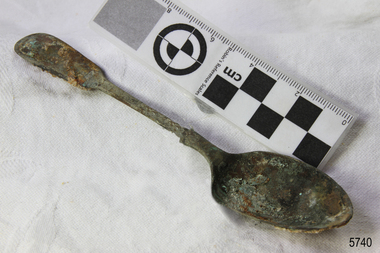 Domestic object - Spoon, c. 1878