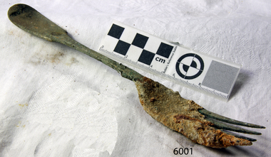 Domestic object - Fork, circa 1878