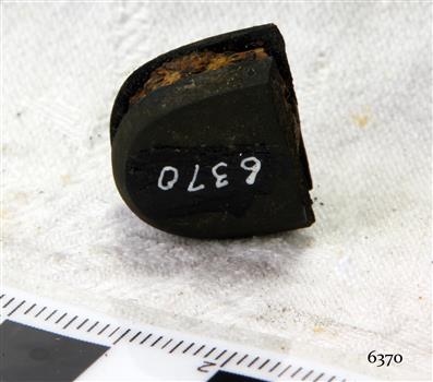 Metal end section is corroded and broken off