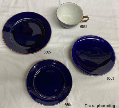 Each piece has its Registration Number beside it