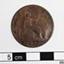 Copper con's reverse with female image
