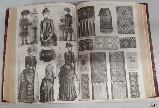 Girls' and Boy's fashion, and needlework samples