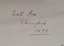 Handwritten in script using black ink, name and location and year "Edith Fox, Gheringhap, 1879"