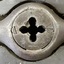 Inscriptions impressed into metal of tools