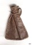 soft brown leather purse with leather loop and metal ring