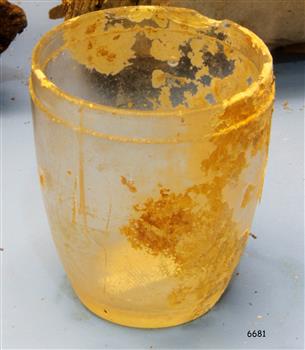 OLD PHOTO glass in Shipwreck Museum - prior to Feb 2023