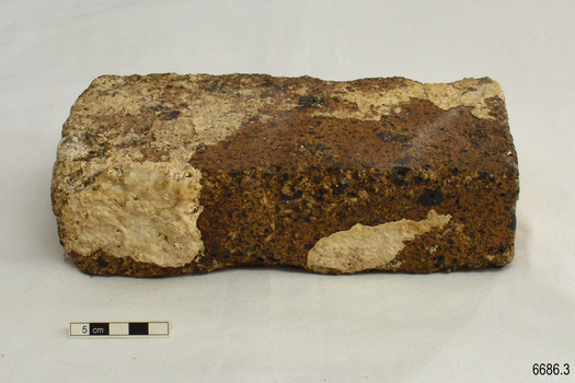 Sides of brick have some concretion