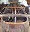 Four oars within the surf boat