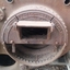 Inscription is cast into metal plate over an opening